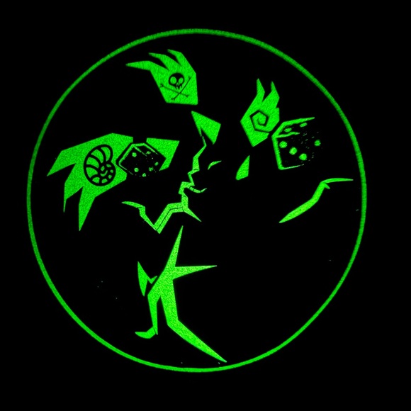 Loungefly Disney Parks Oogie Boogie Glow in the Dark Crossbody Purse - Picture 5 of 12